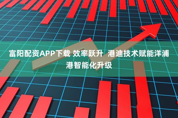 富阳配资APP下载 效率跃升  港迪技术赋能洋浦港智能化升级