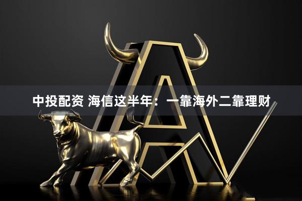 中投配资 海信这半年：一靠海外二靠理财