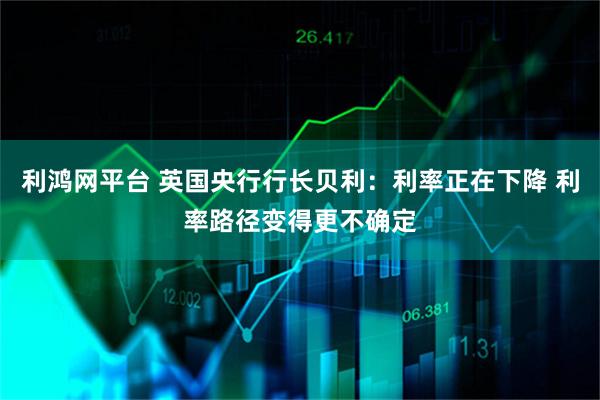 利鸿网平台 英国央行行长贝利：利率正在下降 利率路径变得更不确定